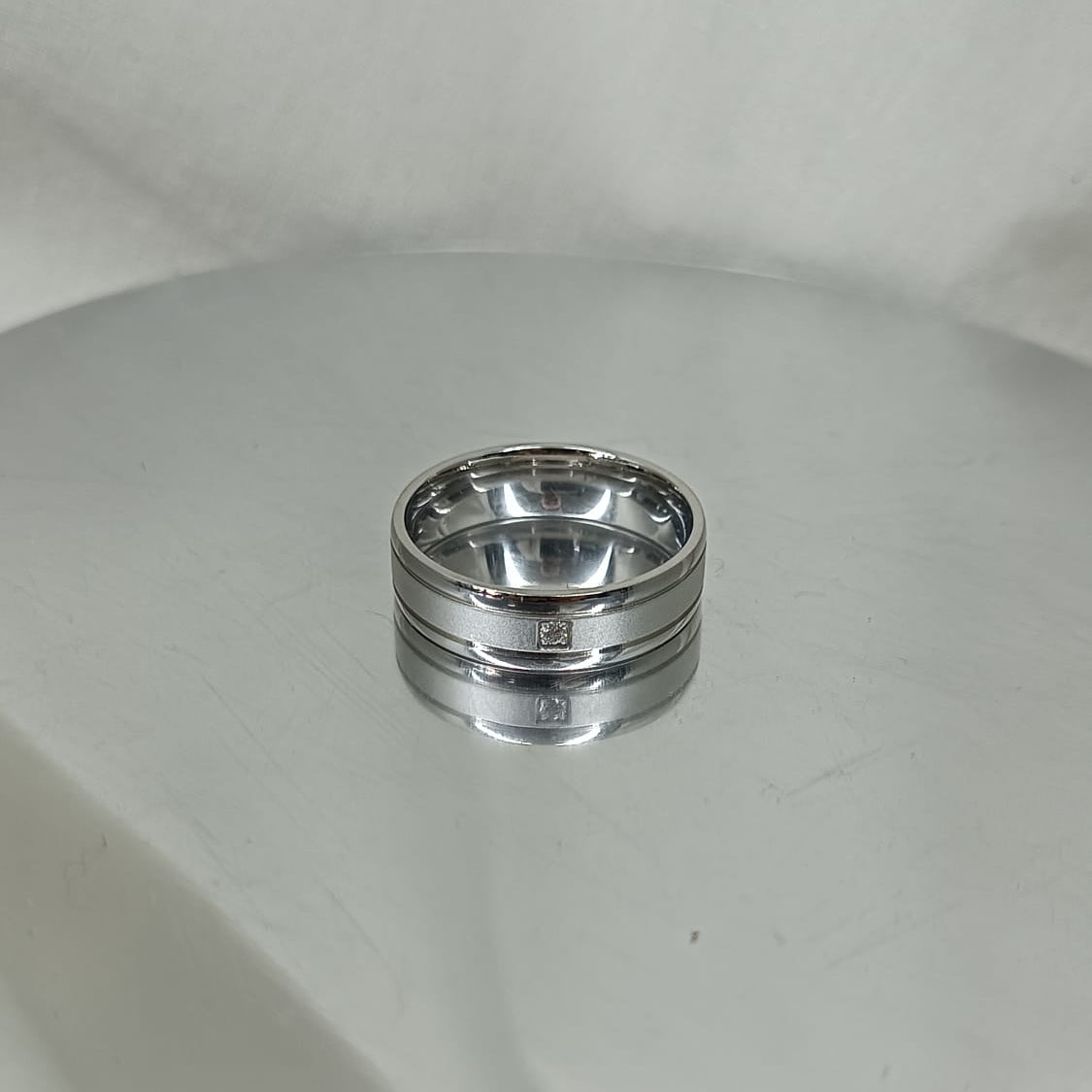 Gents Ring with Cubic Zirconia
