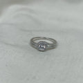 Ladies Engagement Style Ring with Cubic Zirconia