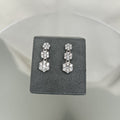 Sterling Silver Earrings with Cubic Zirconias
