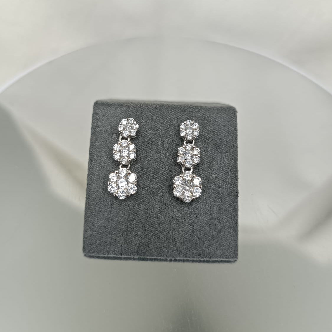 Sterling Silver Earrings with Cubic Zirconias